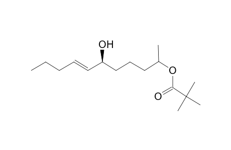 (E)-(S)-(-)-6-Hydroxyundec-7-enyl 2-pivalate