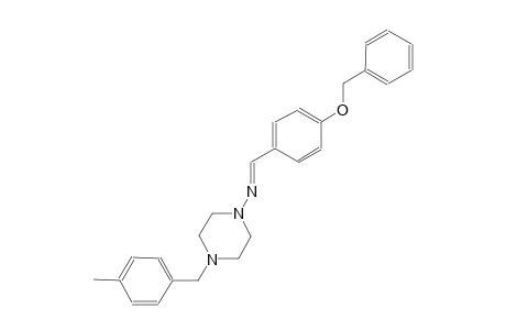 1-piperazinamine, 4-[(4-methylphenyl)methyl]-N-[(E)-[4-(phenylmethoxy)phenyl]methylidene]-