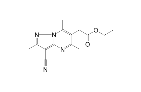 (3-Cyano-2,5,7-trimethyl-pyrazolo[1,5-a]pyrimidin-6-yl)-acetic acid ethyl ester
