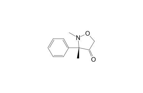 (3S)-2,3-dimethyl-3-phenyl-isoxazolidin-4-one