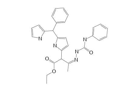 1-(2'-PHENYLCARBAMONYLHYDRAZONO-1'-ETHOXYCARBONYLPROPYL)-5-PHENYLDIPYRROMETHANE