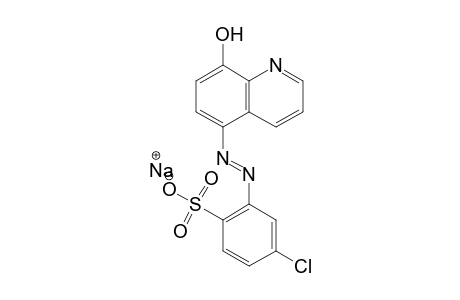 2-Amino-4-chlorobenzolsulfonic acid->8-chinolinolazo]-, monosodium salt