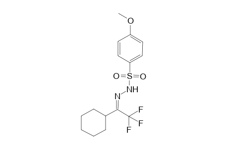 N-[(Z)-(1-cyclohexyl-2,2,2-trifluoro-ethylidene)amino]-4-methoxy-benzenesulfonamide