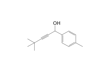 1-(p-Methylphenyl)-4,4-dimethyl-2-pentyn-1-ol