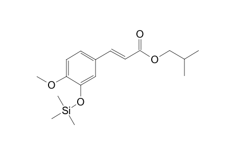 (E)-3-(4-methoxy-3-trimethylsilyloxy-phenyl)acrylic acid isobutyl ester