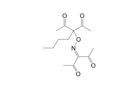 3-Butyl-3-{[(2,4-dioxopentan-3-ylidene)amino]oxy}pentane-2,4-dione