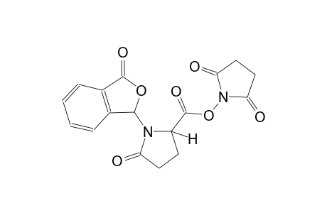1-({[(2S)-5-oxo-1-(3-oxo-1,3-dihydro-2-benzofuran-1-yl)pyrrolidinyl]carbonyl}oxy)-2,5-pyrrolidinedione
