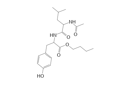 L-Tyrosine, N-(N-acetyl-L-leucyl)-, butyl ester