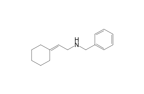 2-cyclohexylidene-N-(phenylmethyl)ethanamine