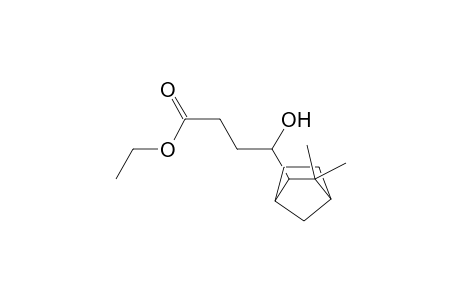 Bicyclo[2.2.1]heptane-2-butanoic acid, .gamma.-hydroxy-3,3-dimethyl-, ethyl ester