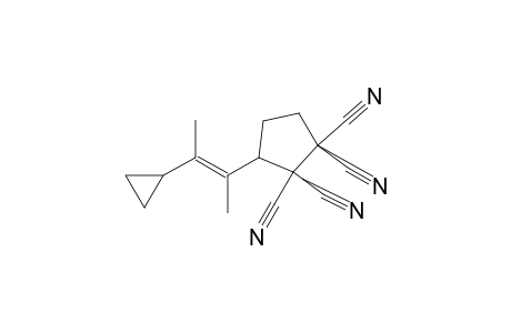 3-(1,2-Dimethyl-2-cyclopropylvinyl)cyclopentane-1,1,2,2-tetracarbonitrile isomer
