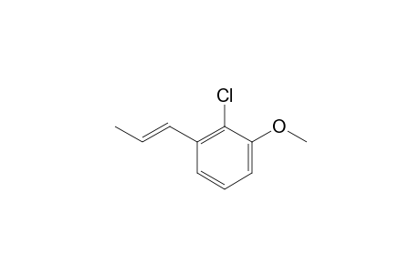 (E)-1-(2'-CHLORO-3'-METHOXYPHENYL)-PROP-1-ENE