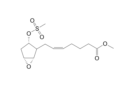 Methyl [7-(5'-hydroxy-2,3-.alpha.-epoxycyclopentyl)]-heptanoate - 5'-mesylate