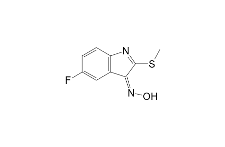 5-Fluoro-2-methylthio-3H-indol-3-one 3-oxime