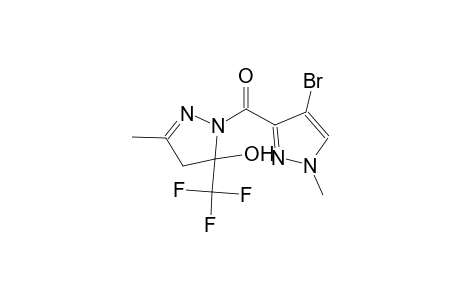 1-[(4-bromo-1-methyl-1H-pyrazol-3-yl)carbonyl]-3-methyl-5-(trifluoromethyl)-4,5-dihydro-1H-pyrazol-5-ol