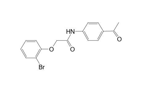 2-(2-bromanylphenoxy)-N-(4-ethanoylphenyl)ethanamide