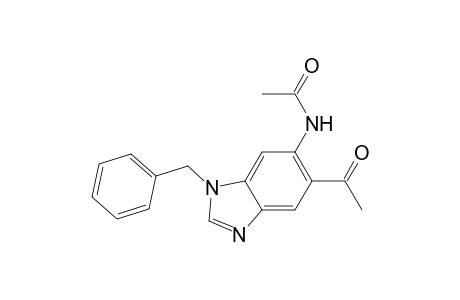 6-Acetamido-5-acetyl-1-benzylbenzimidazole