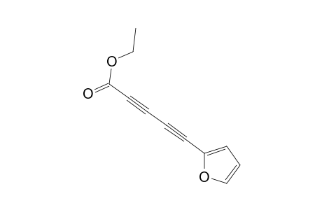 Ethyl 5-(2-furyl)penta-2,4-diynoate