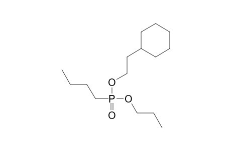 Butylphosphonic acid, 2-cyclohexylethyl propyl ester