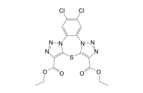 2,3-Dichloro-8,10-bis(ethoxycarbonyl)di[1,2,3]triazolo[1,5-a:5',1'-d][3,1,5]benzothiadiazepine