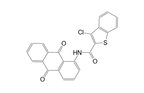 3-chloro-N-(9,10-dioxo-9,10-dihydro-1-anthracenyl)-1-benzothiophene-2-carboxamide