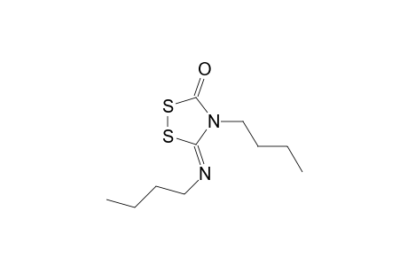 1,2,4-Dithiazolidin-3-one, 4-butyl-5-(butylimino)-