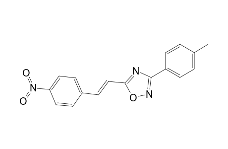 3-(4-Methylphenyl)-5-[(E)-2-(4-nitrophenyl)ethenyl]-1,2,4-oxadiazole