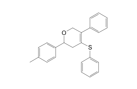 3,6-Dihydro-5-phenyl-2-(p-tolyl)-4-(phenylthio)-2H-pyran