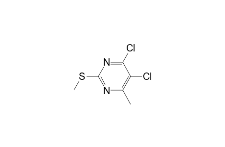 4,5-bis(chloranyl)-6-methyl-2-methylsulfanyl-pyrimidine