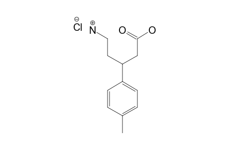 (R,S)-5-AMINO-3-(4-METHYLPHENYL)-PENTANOIC-ACID-HYDROCHLORIDE