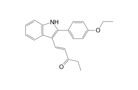 (1E)-1-[2-(4-Ethoxyphenyl)-1H-indol-3-yl]pent-1-en-3-one
