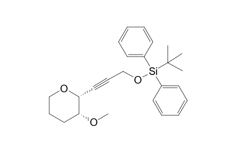 (2R*,3R*)-2(3-tert-Butyldiphenylsiloxyprop-1-ynyl)-3-methoxytetrahydropyran