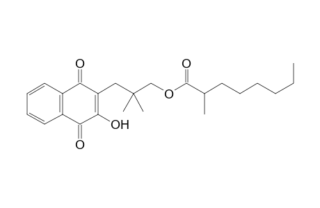 3-(1,4-Dihydro-2-hydroxy-1,4-dioxonaphthalen-3-yl)-2,2-dimethylpropyl-2-methyl Octanoate