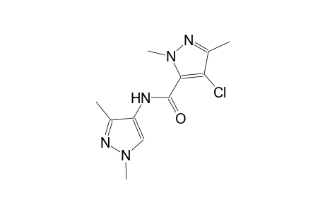 4-chloro-N-(1,3-dimethyl-1H-pyrazol-4-yl)-1,3-dimethyl-1H-pyrazole-5-carboxamide