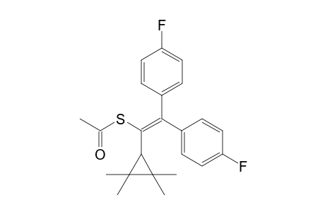 S-2,2-Bis(4-fluorophenyl)-1-(2,2,3,3-tetramethylcyclopropyl)vinylethanethioate