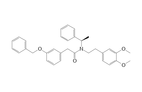 2-(3-benzoxyphenyl)-N-homoveratryl-N-[(1R)-1-phenylethyl]acetamide