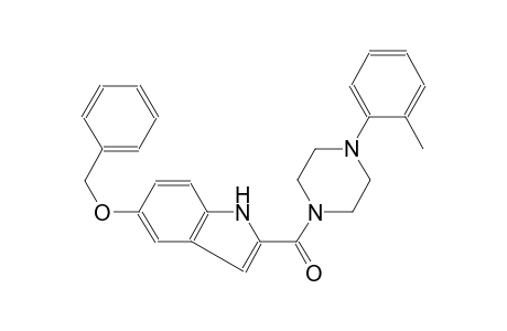 (5-benzoxy-1H-indol-2-yl)-[4-(o-tolyl)piperazino]methanone