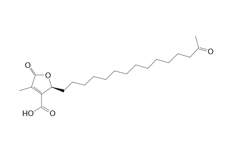 3-Furancarboxylic acid, 2,5-dihydro-4-methyl-5-oxo-2-(14-oxopentadecyl)-, (S)-