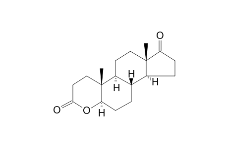 4-oxa-5.alpha.-Androstane-3,17-dione