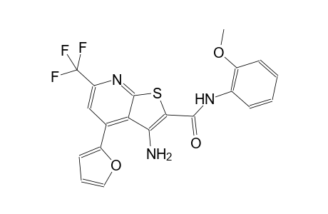 3-amino-4-(2-furyl)-N-(2-methoxyphenyl)-6-(trifluoromethyl)thieno[2,3-b]pyridine-2-carboxamide