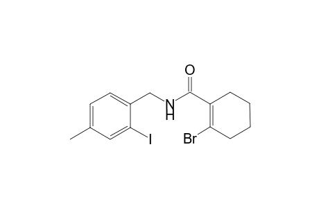 2-Bromo-N-(2-iodo-4-methylbenzyl)cyclohex-1-enecarboxamide