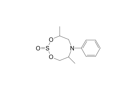 4,7-DIMETHYL-6-PHENYL-5,6,7,8-TETRAHYDRO-4H-1,3,2,6-DIOXATHIAZOCEINE-2-OXIDE