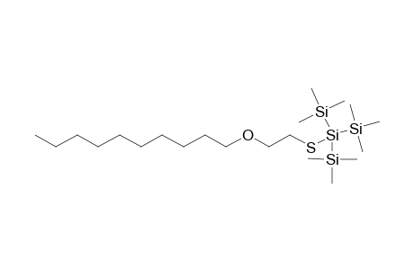 Decyl 2-[tris(trimethylsilyl)silylthioethyl] ether