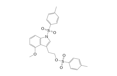 2-[4-methoxy-1-(4-methylphenyl)sulfonyl-indol-3-yl]ethyl 4-methylbenzenesulfonate
