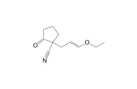 1-[(E)-3-ethoxyallyl]-2-keto-cyclopentanecarbonitrile