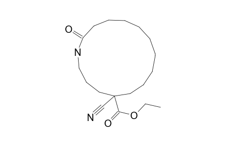 ETHYL-5-CYANO-16-OXO-1-AZACYCLOHEXADECANE-5-CARBOXYLATE