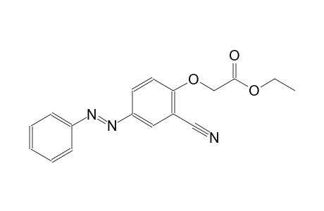 acetic acid, [2-cyano-4-[(E)-phenylazo]phenoxy]-, ethyl ester