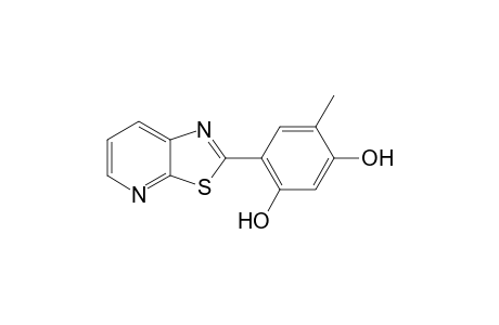 4-Methyl-6-(1,3-thiazolo[5,4-b]pyridin-2-yl)benzene-1,3-diol
