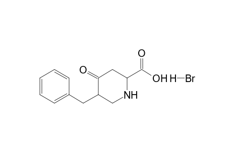 5-Benzyl-4-oxopiperidine-2-carboxylic acid - hydrobromide