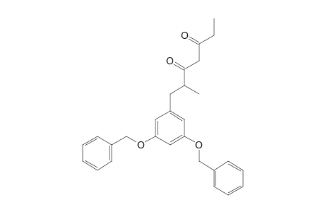 1-(3,5-DIBENZYLOXYPHENYL)-2-METHYLHEPTANE-3,5-DIONE